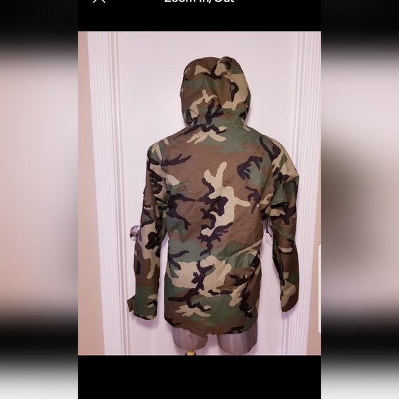 ECWCS PARKA COLD WEATHER CAMOUFLAGE HOODED MILITARY ARMY JACKET MEN SZ LRG REG - Picture 3 of 10